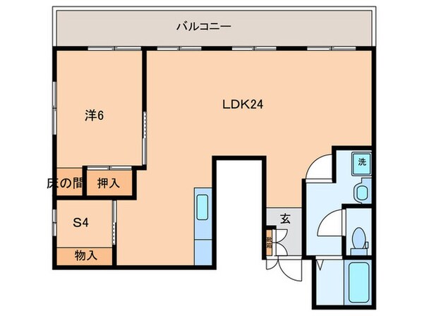 新栄プロパティー恵我之荘の物件間取画像